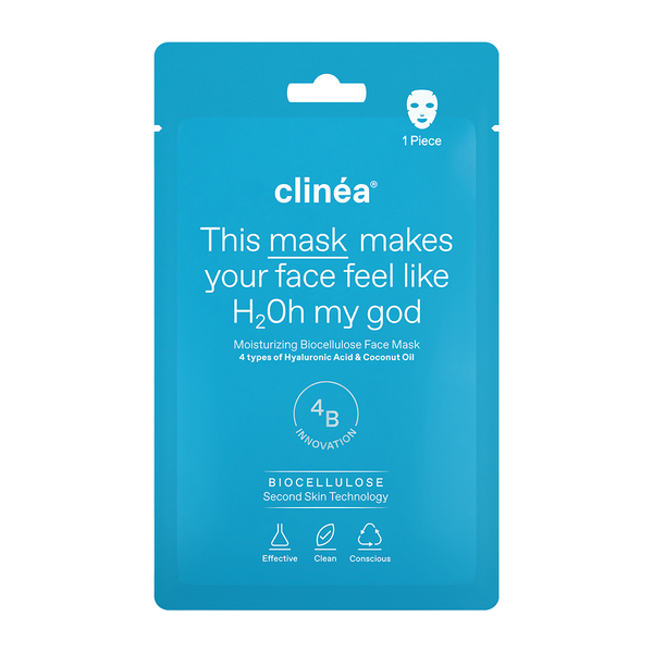 CLINEA - Moisturizing Biocellulose Face Mask - 1τεμ.